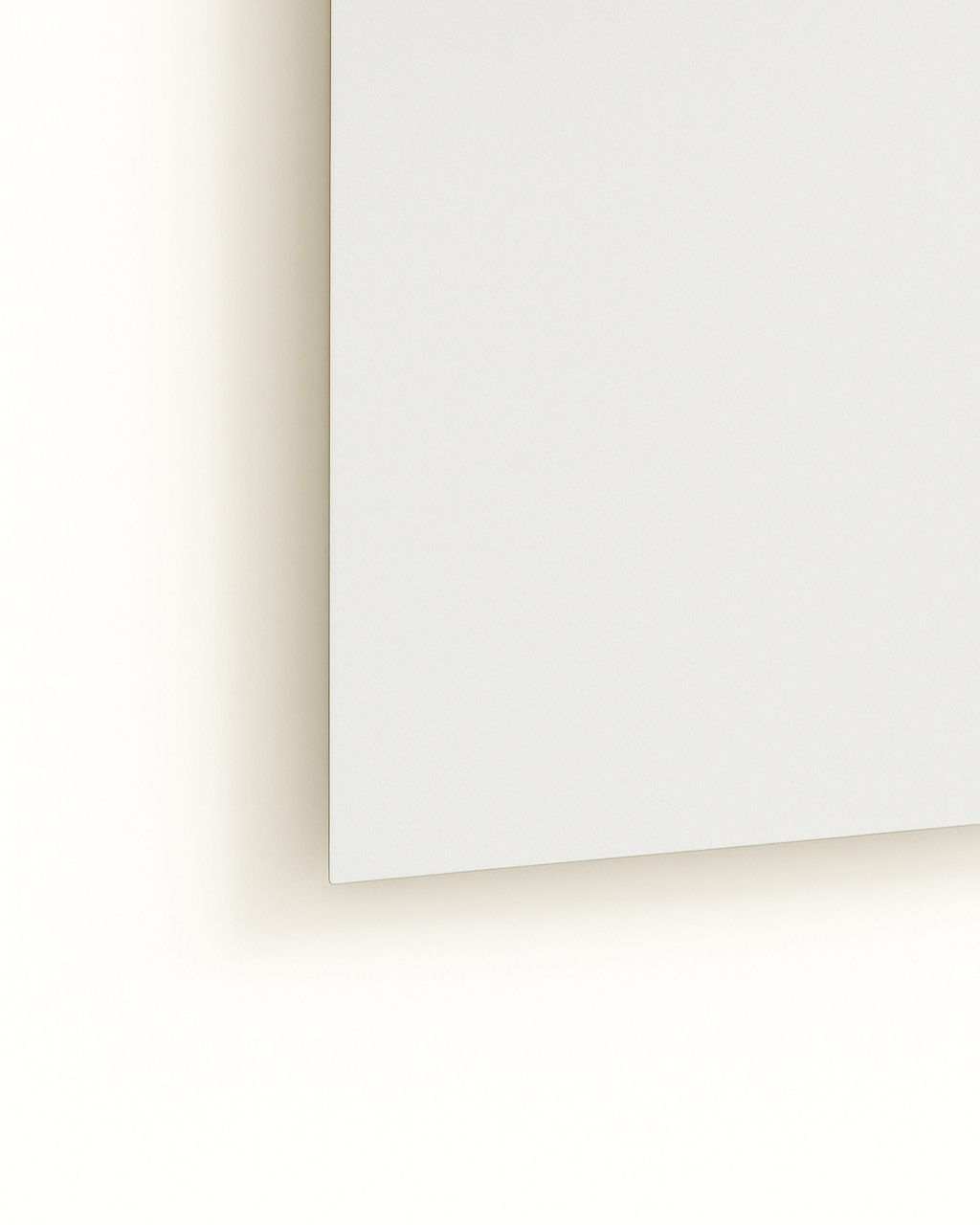 Close-up of framed metal print corner detail – limited edition fine art photograph, ready to hang