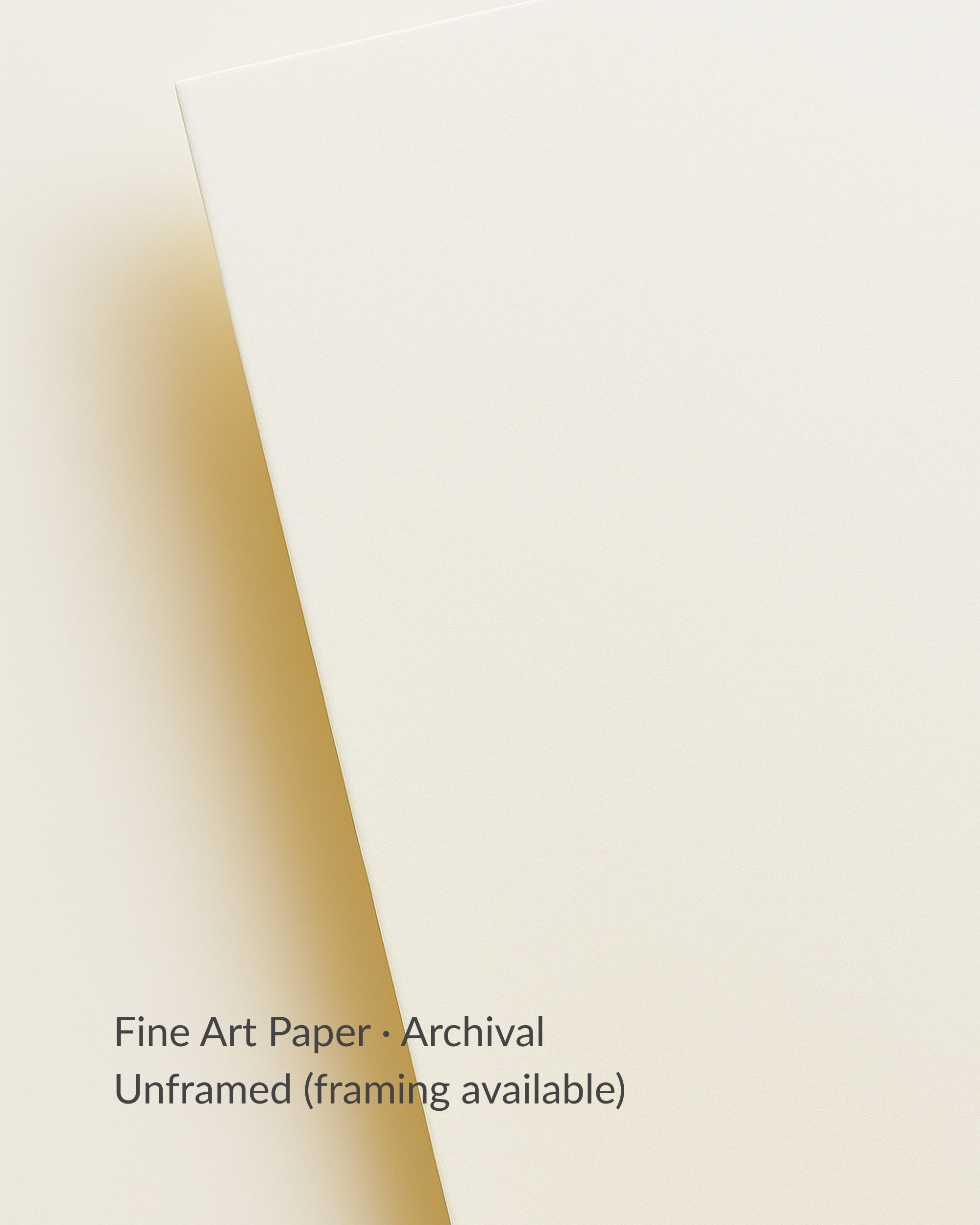 Close-up detail of archival fine art paper.