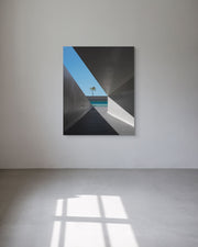 Architectural photography on a white sunlit wall.