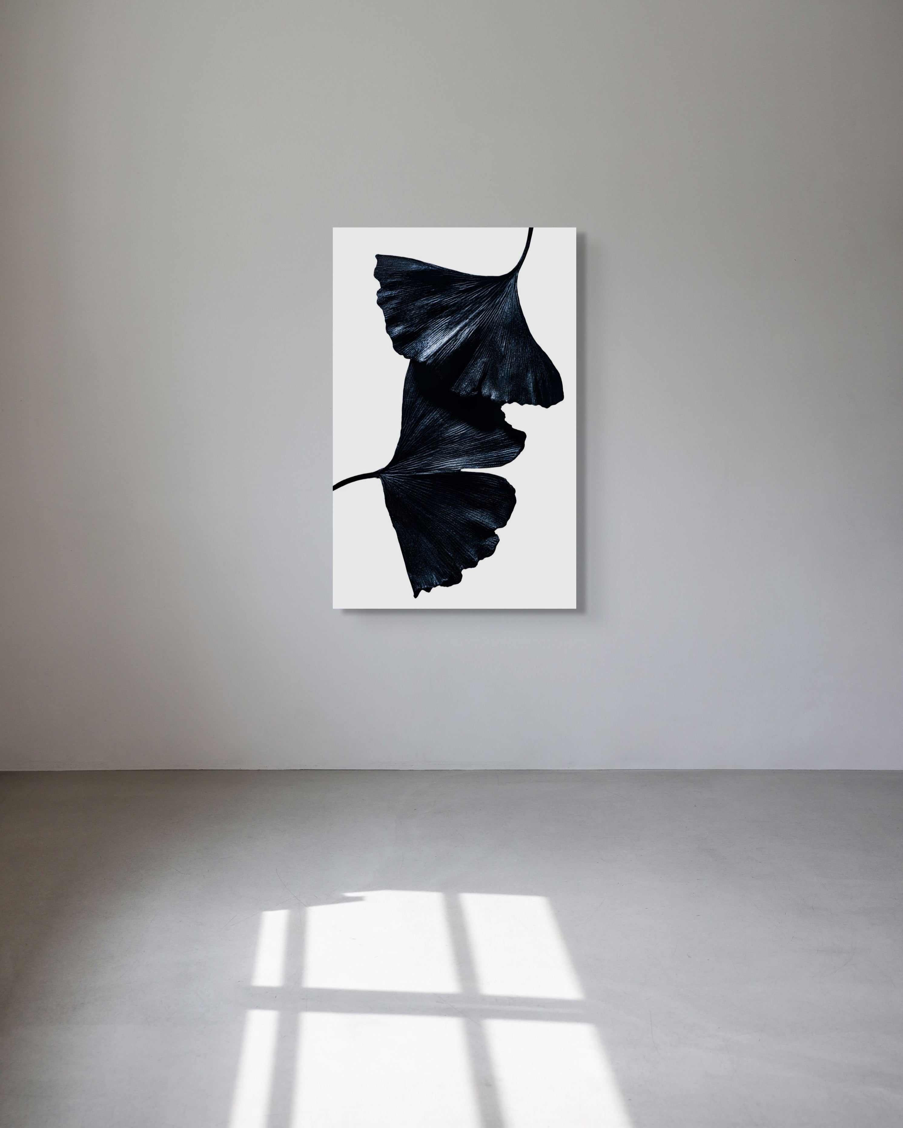 Framed fine art print, Gingko 2 by Sivan Roshianu, ready to hang